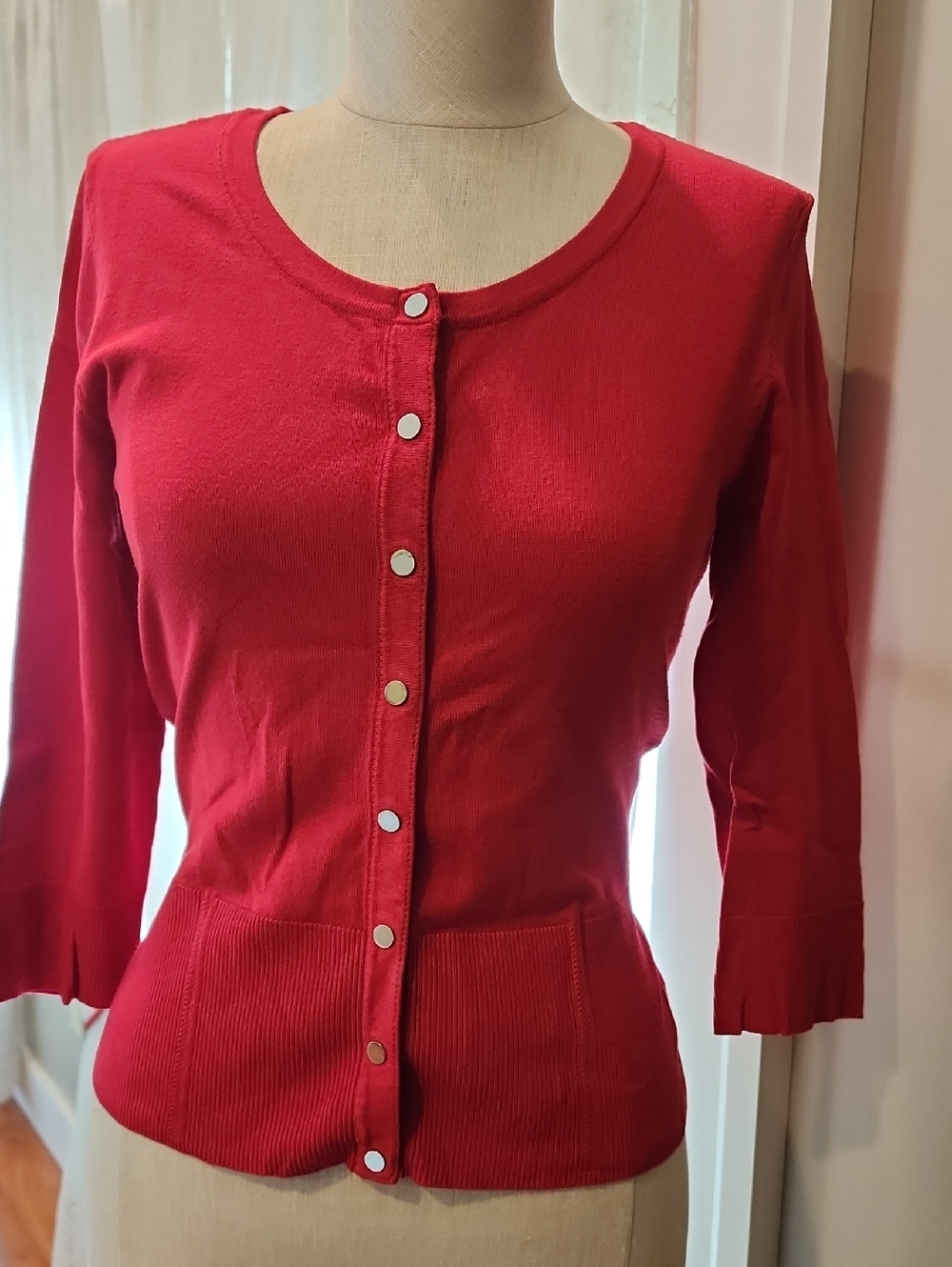 White House Black Market Red Top - Size S